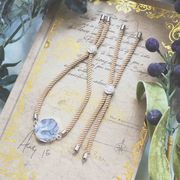 パーツ　コードブレスレット　SVライトベージュ　品番:5687