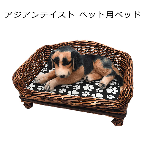 ペット 犬 ベッド 猫 用品 ソファ ペット用 ボックスベッド 犬用 猫用 カドラー クッション アンティーク