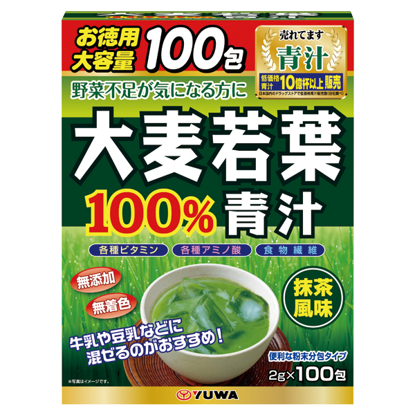 ユーワ 大麦若葉青汁100％ 100包