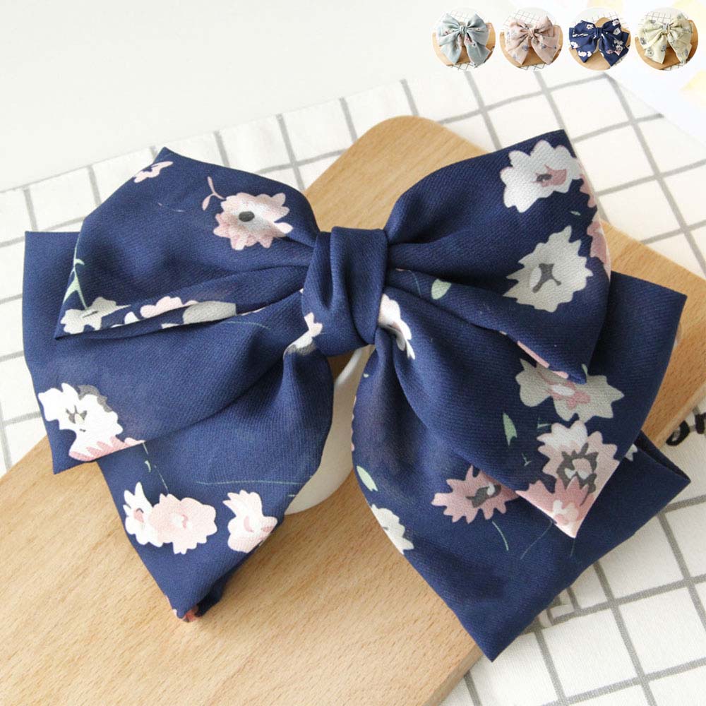 大人 可愛い バレッタ 大きめ リボン ヘアクリップ ヘア アクセサリー 髪留め 上品 清楚 即納 ファッション雑貨 盛煌商事 株式会社 問屋 仕入れ 卸 卸売の専門 仕入れならnetsea