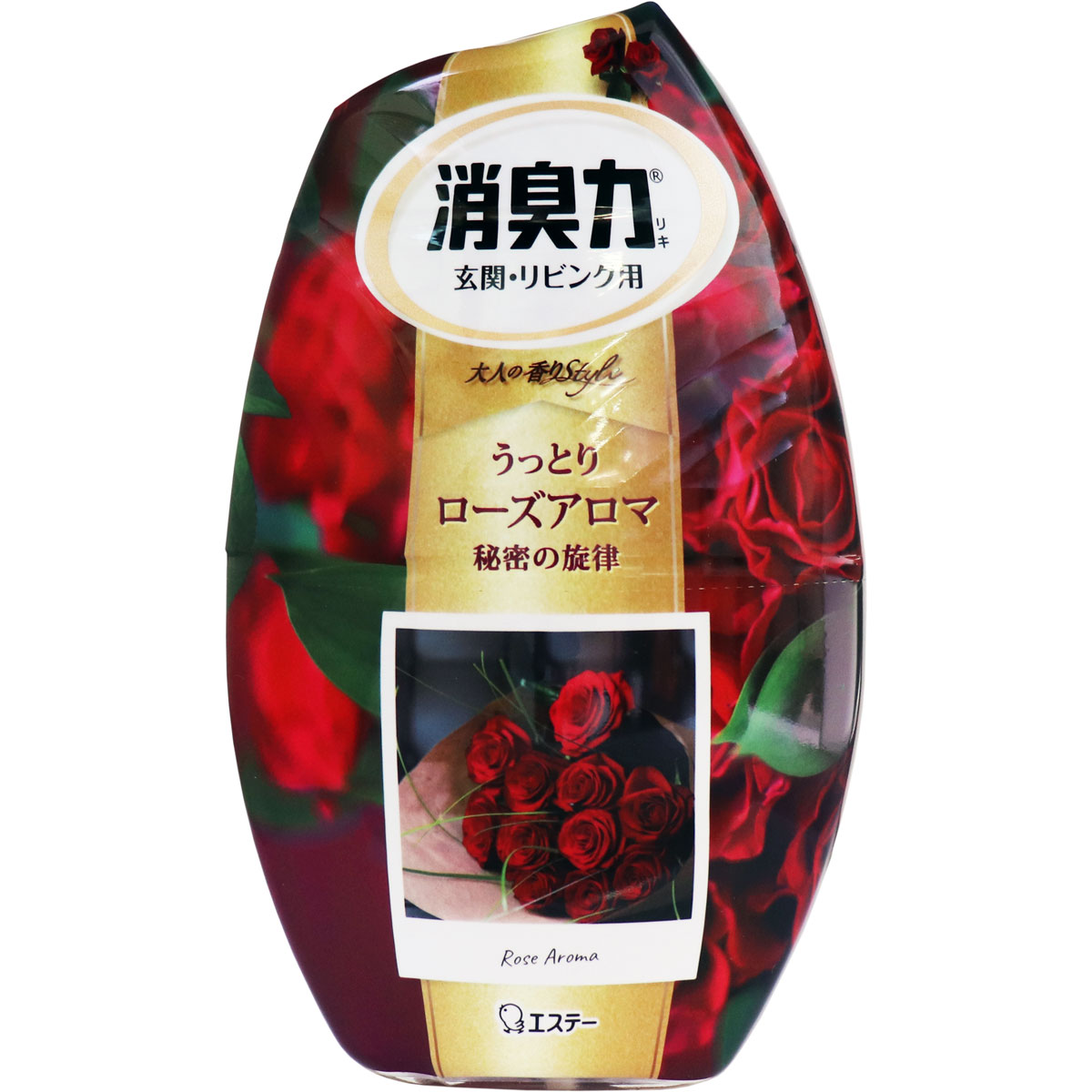 お部屋の消臭力 玄関・リビング用 うっとりローズアロマ 400mL