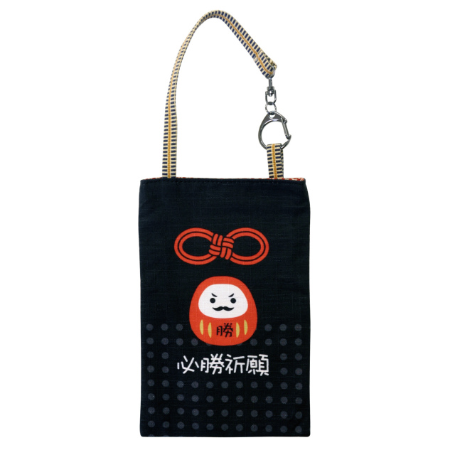 ご紹介します 日本製 ほっこりかわいい 日本のお守り スマホケース 真田紐 だるま 必勝祈願 株式会社 伊予結納センター 問屋 仕入れ 卸 卸売の専門 仕入れならnetsea