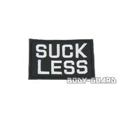 SUCKLESS　ワッペン　ブラック