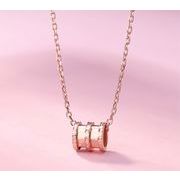 キラキラ ジルコニア ネックレス    S925 ホワイトゴールドメッキ  OEM アクセサリー