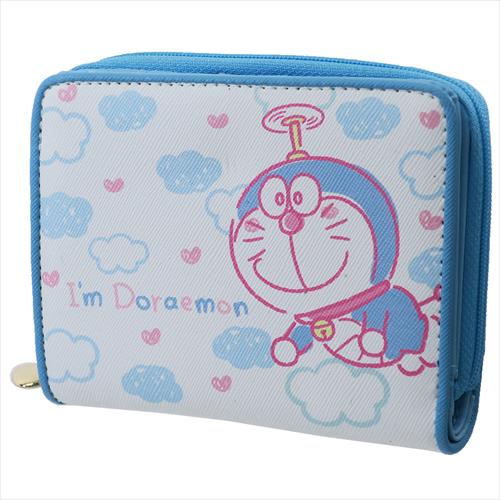 【財布:レディース】ドラえもん 二つ折り財布 I’m Doraemon