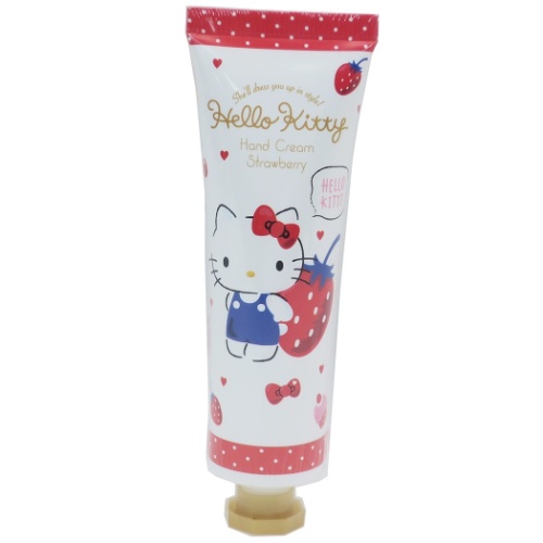 【コスメ雑貨】ハローキティ ハンドクリーム ストロベリーの香り