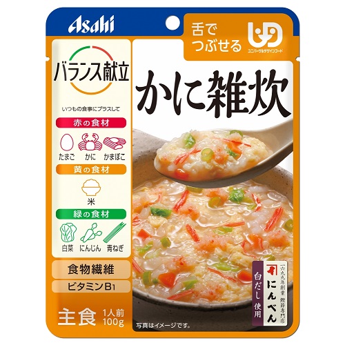アサヒグループ食品（Asahi） バランス献立 かに雑炊