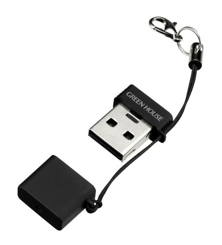 USB2.0 カードリーダ/ライタ(microSD) ブラック GH-CRMR-MMK