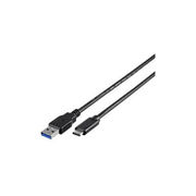 BUFFALO USB3.1ケーブル 1.5m (A to C) ブラック BSUAC31