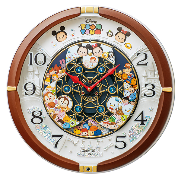 【新品取寄せ品】セイコー製 からくり掛時計 ♪ディズニータイム♪ FW588B