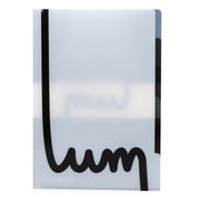 【ポケットファイル】UUUM ウーム/5インデックスA4クリアファイル/ロゴ