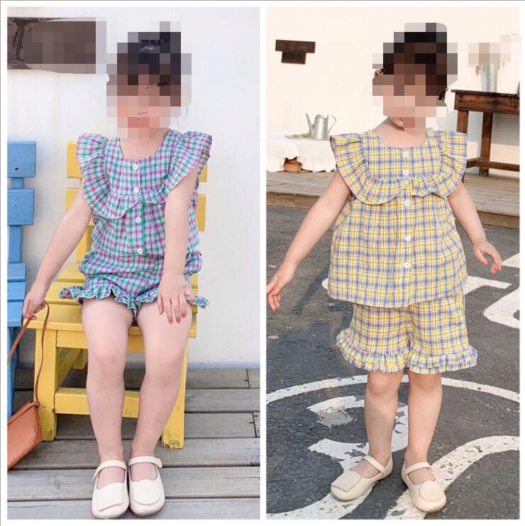 新作 アパレル 女の子子供服 キッズ服 可愛い無tシャツ ショットパンツ チェック柄2点セット 竹昇 株式会社 問屋 仕入れ 卸 卸売の専門 仕入れならnetsea