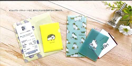 エリザベート　ミニクリアファイル PINE BOOK ミニクリアファイル・スイートアニマルズ【2020_4月