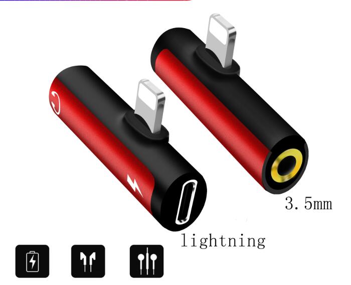iPhone イヤホン 充電しながら iPhone 変換ケーブル　lightning+3.5ｍｍ変換アダプター