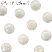 70.オーロラパール ラウンド 約16mm【10個売り】 ブラスト加工