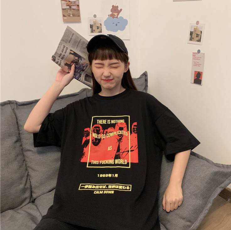 ｔシャツ レディース 夏新作 韓国風 半袖 おしゃれ ゆったり 学生 アパレル 春栄 株式会社 問屋 仕入れ 卸 卸売の専門 仕入れならnetsea