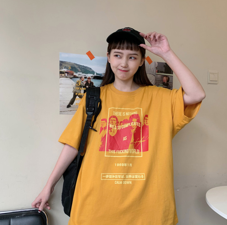 ｔシャツ レディース 夏新作 韓国風 半袖 おしゃれ ゆったり 学生 アパレル 春栄 株式会社 問屋 仕入れ 卸 卸売の専門 仕入れならnetsea