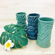 【再値下げ】ハワイアンティキの陶器小物入れ【S3-2】