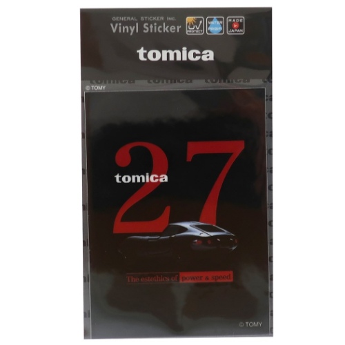 【ステッカー】TOMICA ビニールステッカー トヨタ2000GT BK01