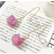 ドライフラワーピアス