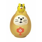 【5月中旬入荷予定】コンコンブル concombre 開運カラー猫だるま 金