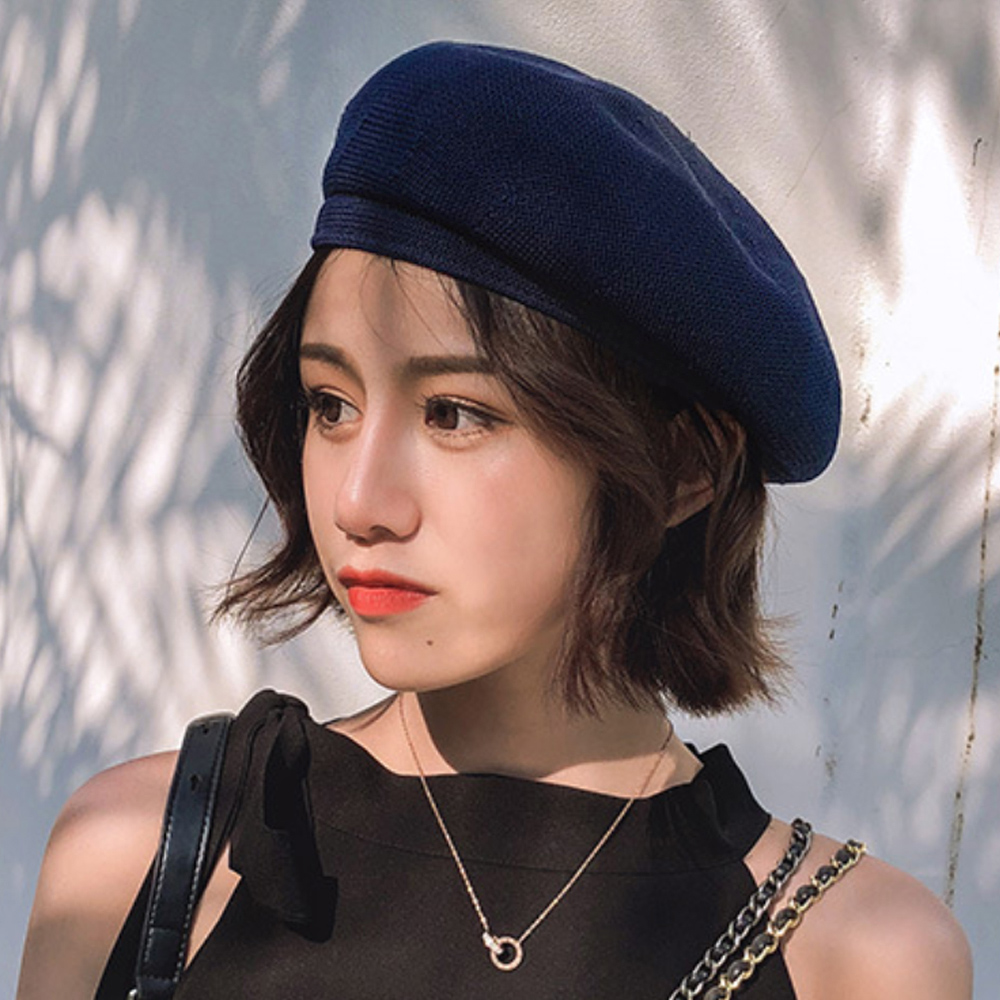 日本倉庫即納】 ベレー帽 夏 レディース 麦わら帽子 レトロ ストロー