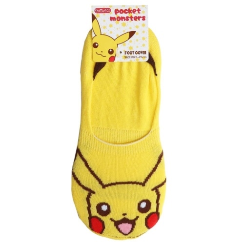 【靴下】ポケットモンスター レディースフットカバーソックス ピカチュウアップ