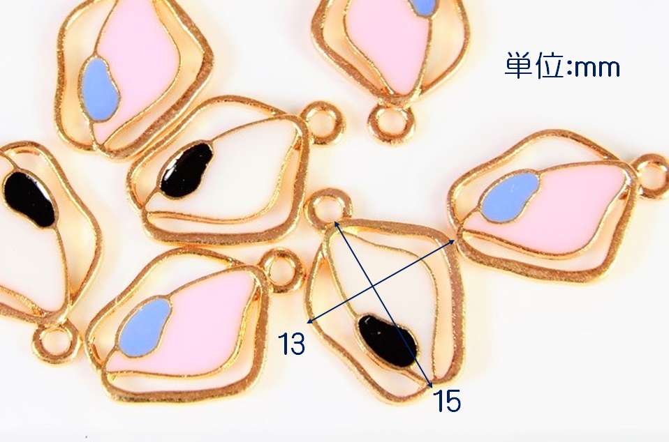 幾何パーツ エポチャーム トレンドパーツ 白黒調シンプル レジンフレーム 雑貨 株式会社 ヒロテック 問屋 仕入れ 卸 卸売の専門 仕入れならnetsea