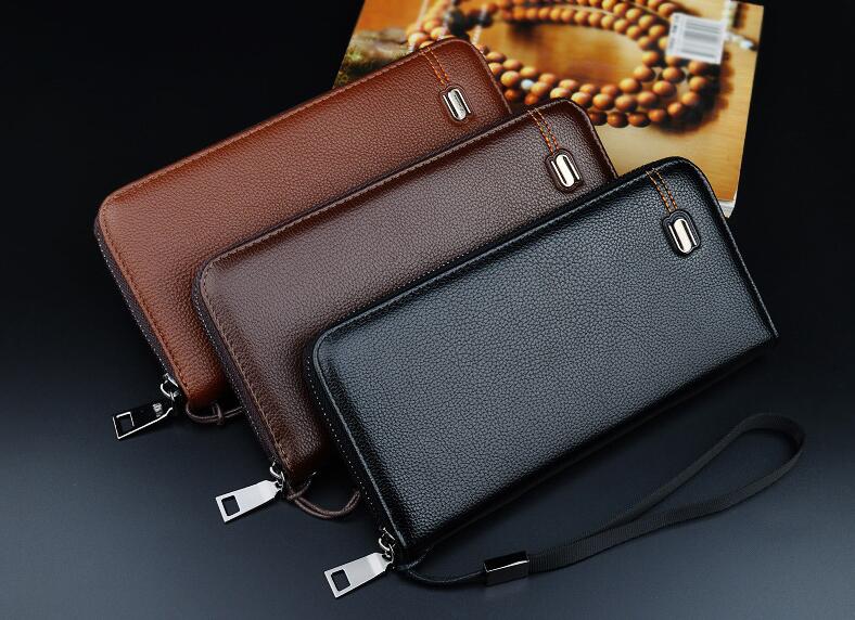 長財布 メンズ クラッチバッグ セカンドバッグ  ウォレット ビジネス 財布 レザー 小銭入れ