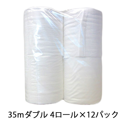 ●☆四国特紙 トイレットロール 35mダブル 4ロール×12パック(6パック×2ケース) 00223