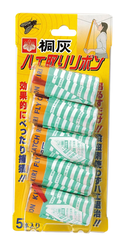 小林製薬〈桐灰〉 ハエ取りリボン（5本入） 日用雑貨 森川産業 株式会社 | 問屋・仕入れ・卸・卸売の専門【仕入れならNETSEA】