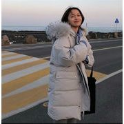【 高品質の製品】INSスタイル 韓国語版 ゆったりする ジッパー フード付き 中・長セクション 新品 冬