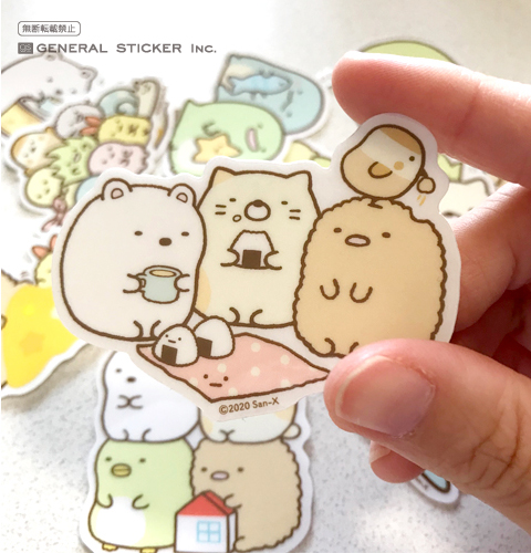 全12種セット すみっコぐらし 透明 キャラクターステッカー まとめ買い Suset02 公式グッズ 新作 雑貨 株式会社 ゼネラルステッカー 問屋 仕入れ 卸 卸売の専門 仕入れならnetsea