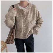 魅力を増すコツ 韓国ファッション 暖かさ 厚手 セーター カーディガン コート ゆったりする 怠惰な風