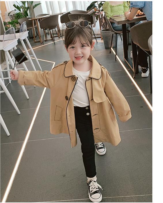 秋冬新作 韓国風 子供服 女の子 可愛いキッズ アウター ジャケット トレンチコート アパレル 錦綉 株式会社 問屋 仕入れ 卸 卸売の専門 仕入れならnetsea