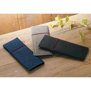 カラモ レザー調ダブルペンケース