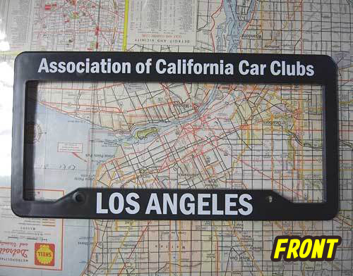California Car Club ライセンスフレーム　/　LOS ANGELES