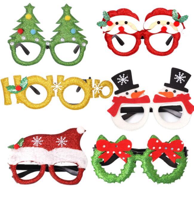 クリスマス飾り　装飾品　クリスマスの眼鏡、子供　かわいいクリスマスメガネ