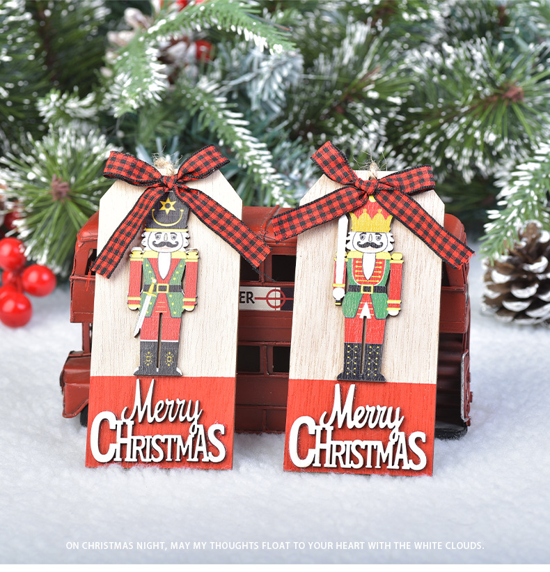 クリスマス飾り 部屋飾り 木製チャーム クリスマスグッズ オーナメント