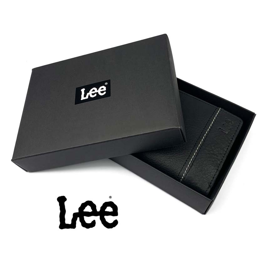 全4色】 Lee リー ステッチデザイン 二つ折り財布 ショートウォレット