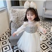 おすすめ商品 韓国ファッション 子供服 長袖 お姫様ドレス チュールスカート デザインセンス 気高い