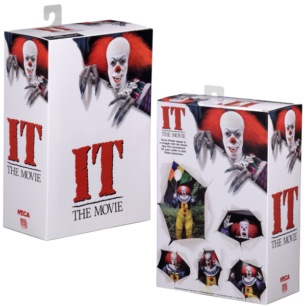 NECA】開封品 ザ・メニーフェイスオブ ペニーワイズ IT フィギュア