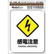 SGS-069 感電注意 Caution electricity　家庭、公共施設、店舗、オフィス用