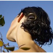 円形ヘアクリップ