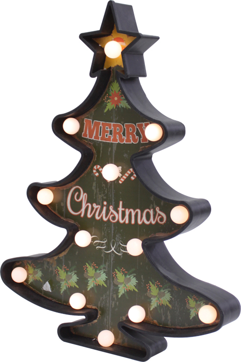 KST：クリスマス LED ツリー サインボード