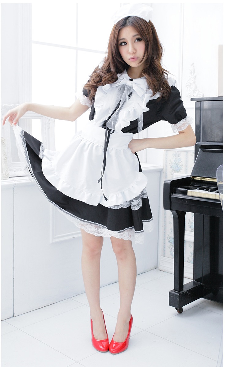 S 6l大きいサイズ 可愛い コスプレ メイド服 エプロン ロリータ クラシカル ゴスロリ ドレス ワンピース アパレル 嘉六国際 株式会社 問屋 仕入れ 卸 卸売の専門 仕入れならnetsea