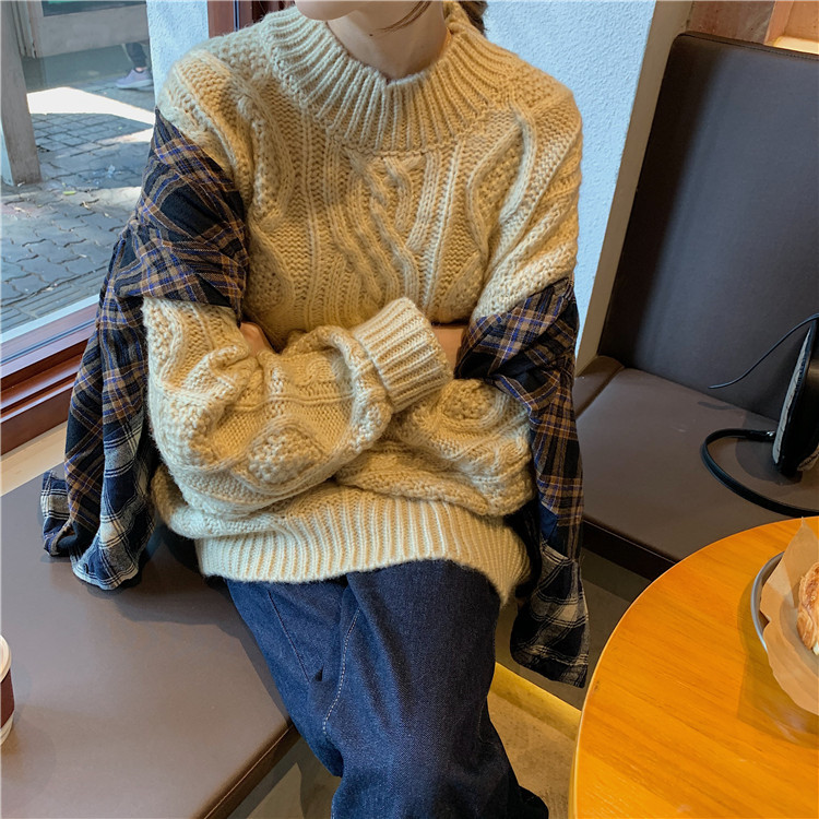 芸能人も好きな商品 早い者勝ち 麻の花 ラウンドネック ニット おしゃれな セーター 快適である アパレル オープンブリッジ 合同会社 問屋 仕入れ 卸 卸売の専門 仕入れならnetsea