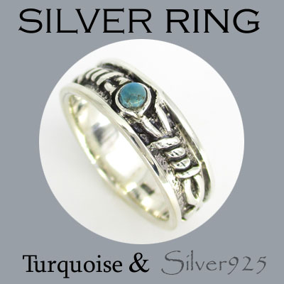 リング / TQ-R17  ◆ Silver925 シルバー リング ターコイズ