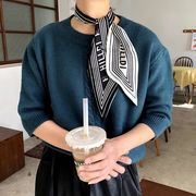 春　スカーフ　ビンテージ　気質　レディースファッション　100x9cm