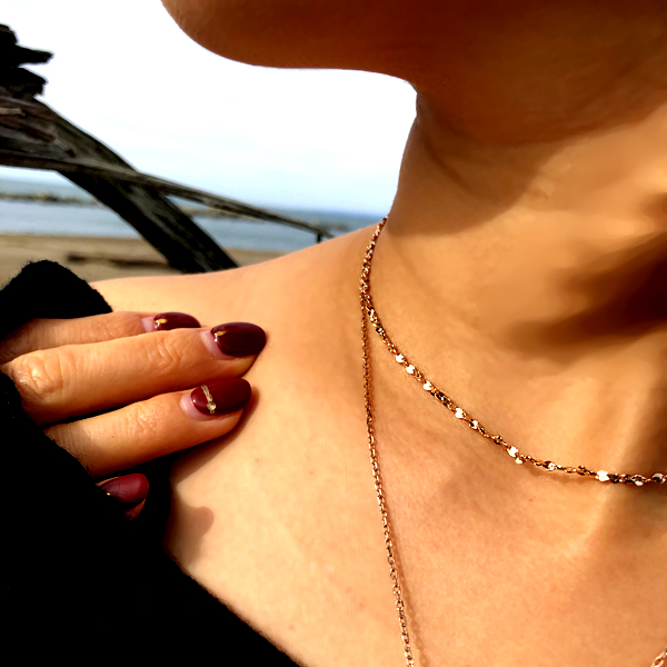 太さ2mmタイプ ハワイアンジュエリー スクロール ネックレス チェーン ステンレス インスタ ファッション雑貨 株式会社juraice 問屋 仕入れ 卸 卸売の専門 仕入れならnetsea